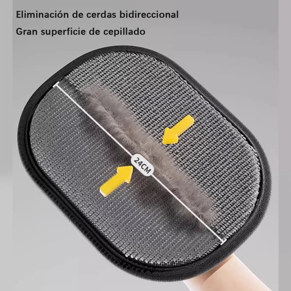 2 GUANTES ANTIPELO DOBLE CARA PARA MASCOTAS