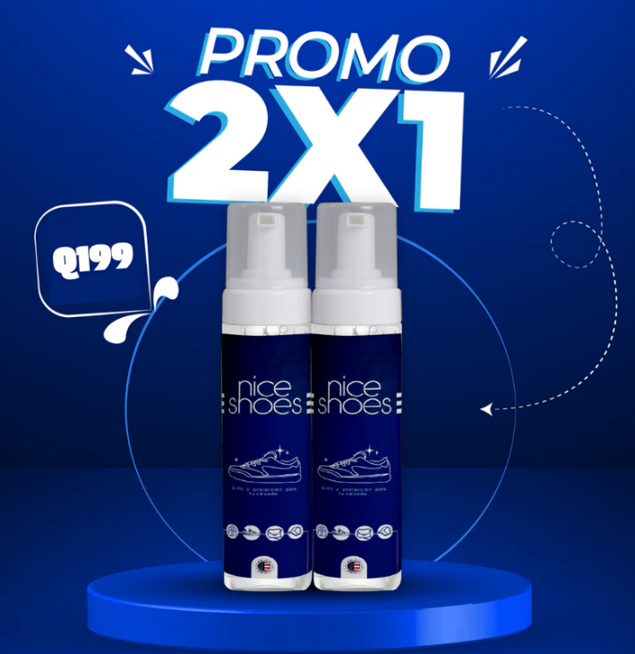 NiceShoes Limpiador y Blanqueador de Calzado Promocion 2x1 - Chapin™