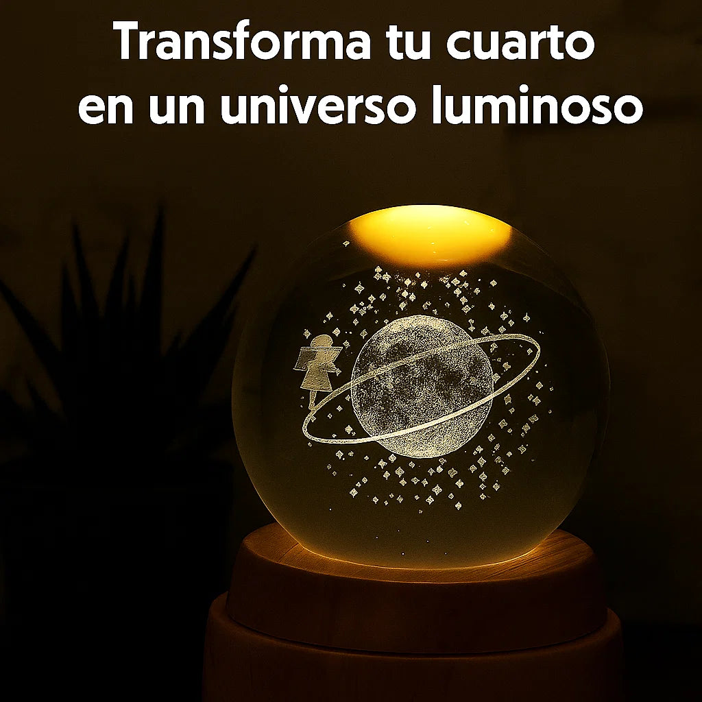 Lámpara Cristal Universo Giratorio - Chapin