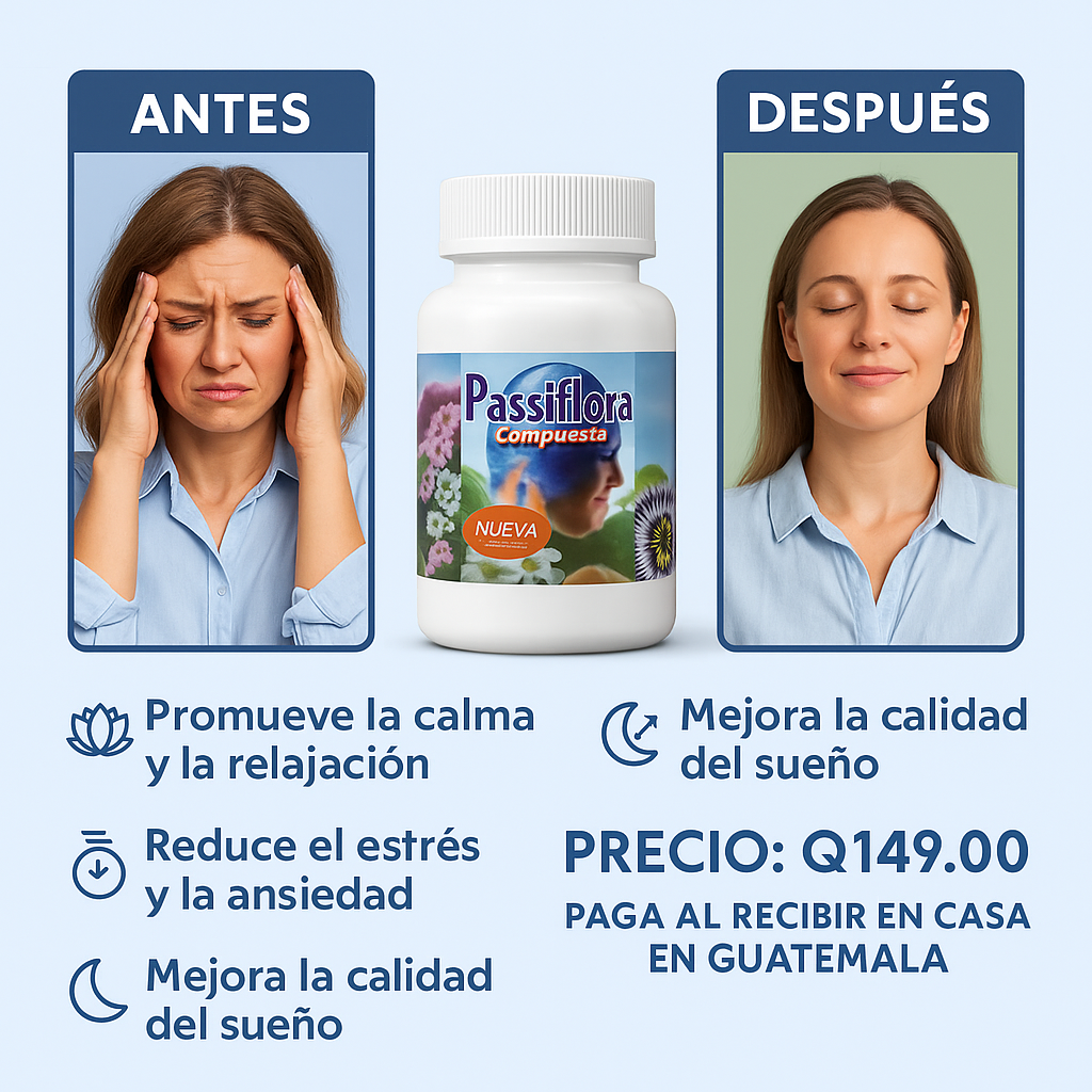 Passiflora Suplemento Comprimido 30 capsulas - Chapin™
