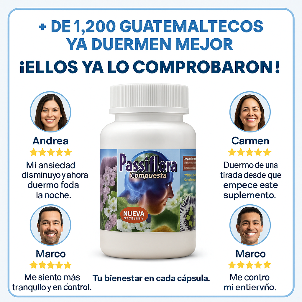 Passiflora Suplemento Comprimido 30 capsulas - Chapin™