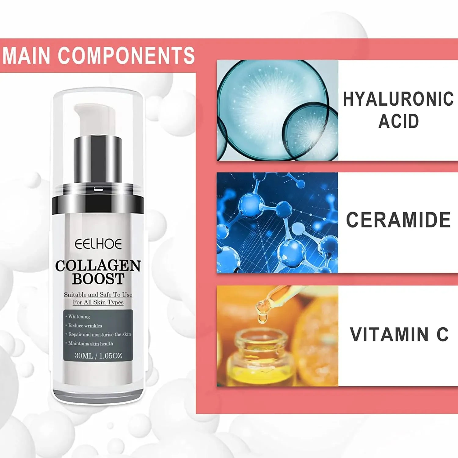 Serum Potente de Colágeno - EELHOE BOOST®