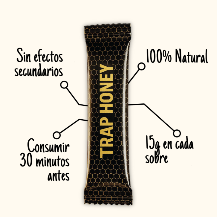X5 Pack Miel con Shilajit, Poder y Vitalidad - TrapHoney